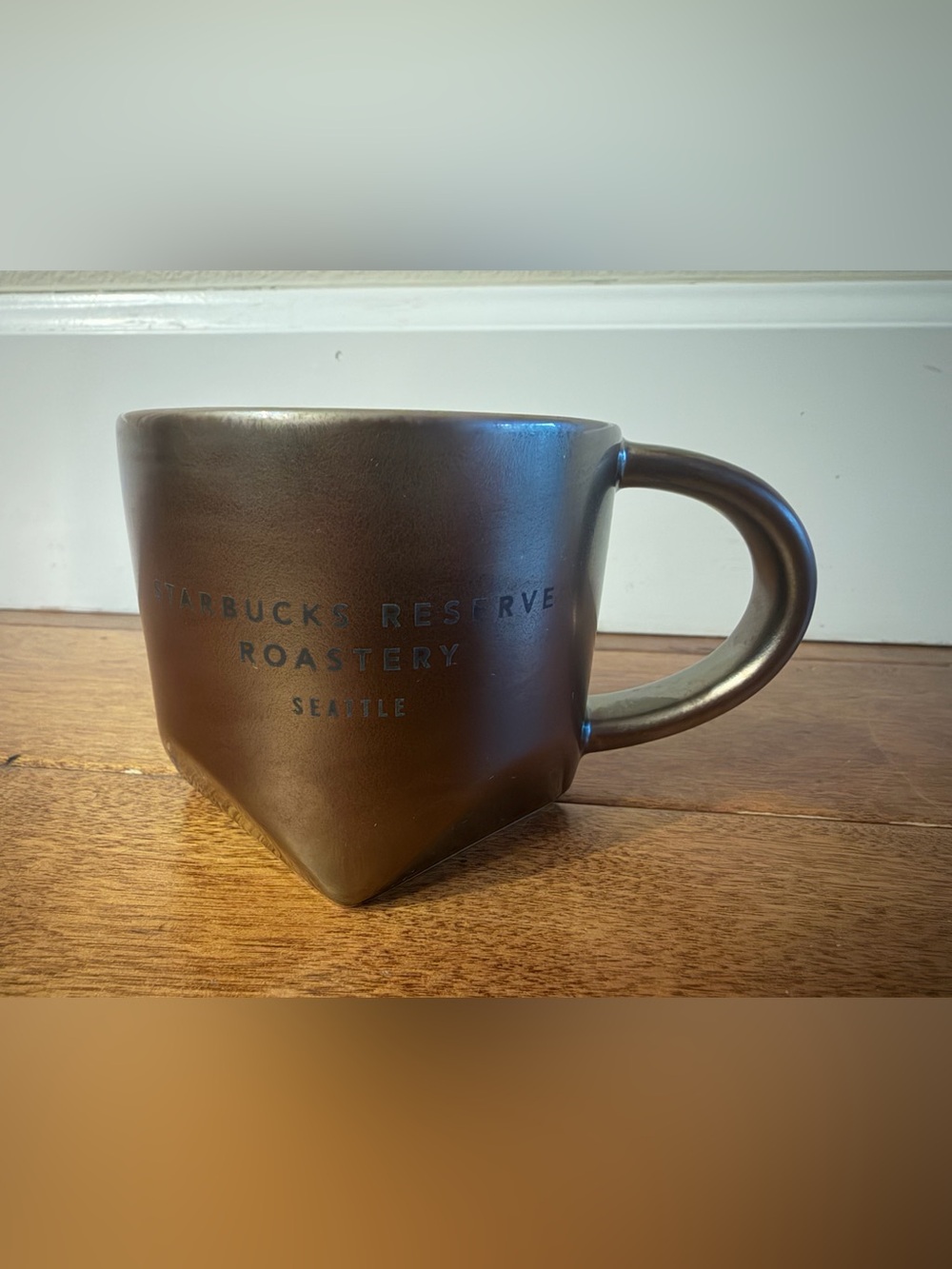 Starbucks Reserve Roastery Seattle 12 Oz Metallic Bronze Mug 2017